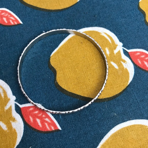 Gugliarmo Cini Sterling Silver Vintage Bangle Bracelet - Picture 5 of 12